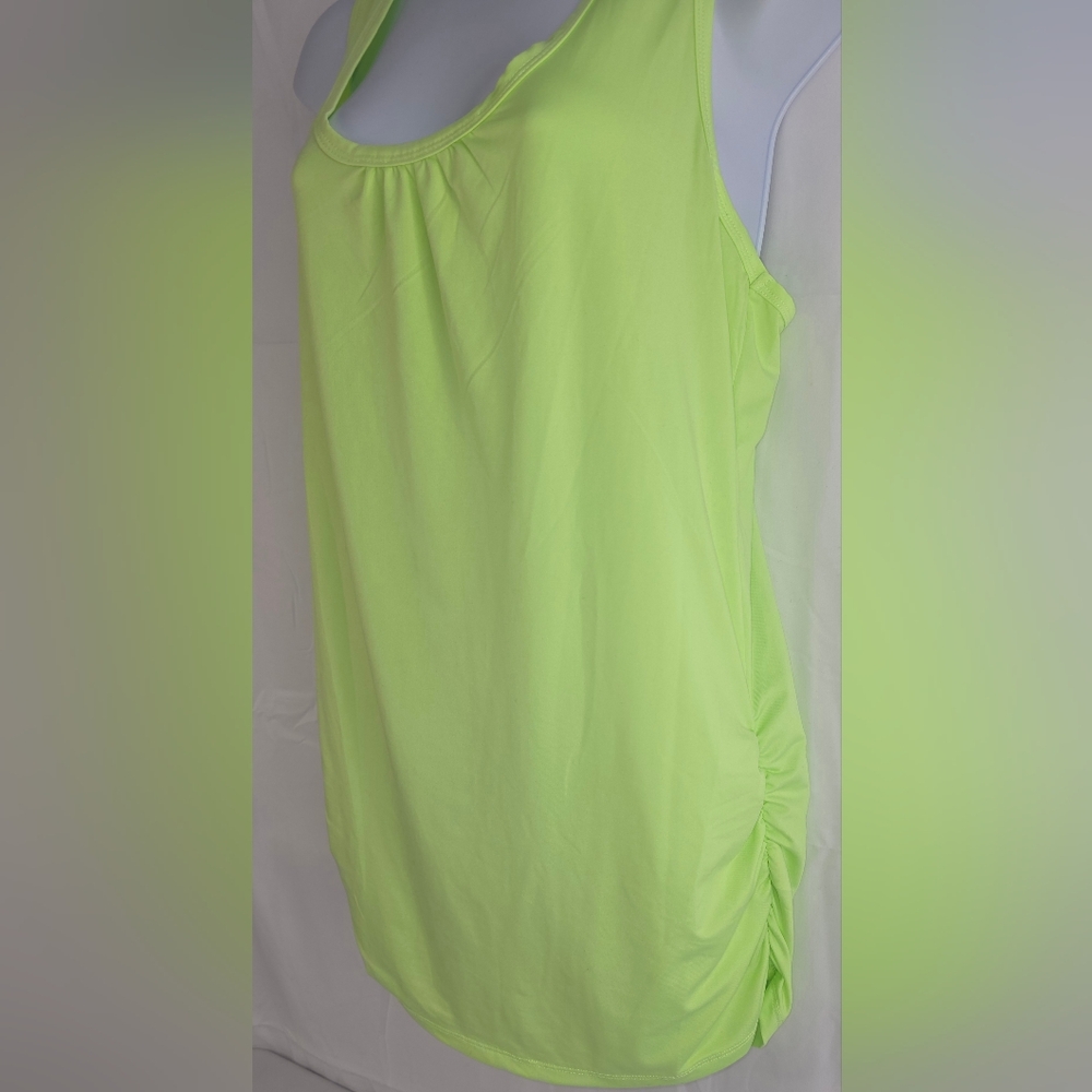 RBX Active Women's Neon Green Sleeveless Racerback Tank Top Size Medium C-2665